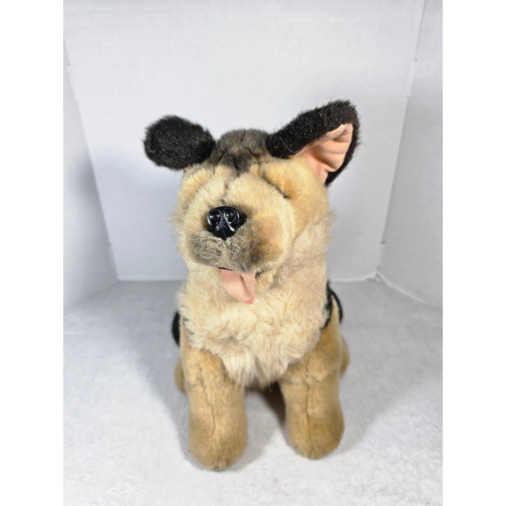 Mary Meyer German Shepherd Plush Stuffed Animal Black Tan Puppy Dog Toy